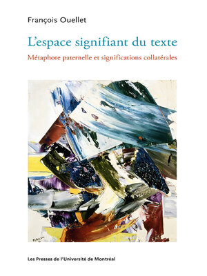 cover image of L'espace signifiant du texte